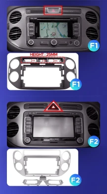 Штатная магнитола Teyes CC3 4/32 Volkswagen Tiguan 1 NF (2006-2017) F2