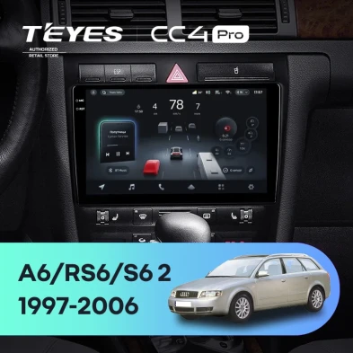 Штатная магнитола Teyes CC4 Pro 8/128 Audi RS6 1 (2002-2006)