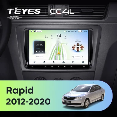 Штатная магнитола Teyes CC4L 6/64 Skoda Rapid NH3 NH1 (2012-2020) (10 inch Universal)