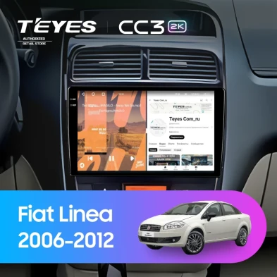 Штатная магнитола Teyes CC3 2K 6/128 Fiat Linea (2006-2012)