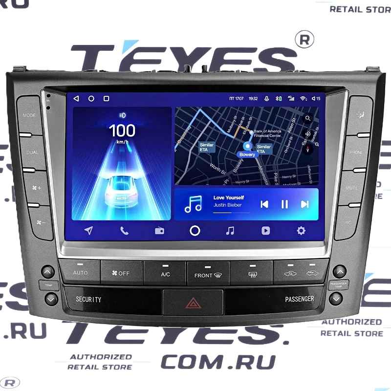 Переходная рамка Lexus IS250 XE20 (2005-2013) Тип-B (9")