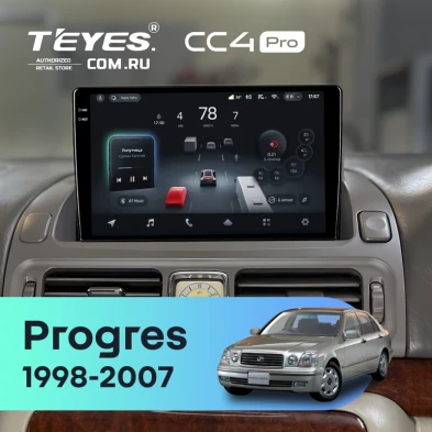 Штатная магнитола Teyes CC4 Pro 8/128 Toyota Progres (1998-2007)