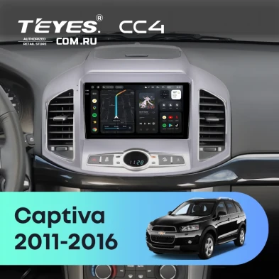 Штатная магнитола Teyes CC4 8/128 Chevrolet Captiva 1 C140 (2011-2016) F2