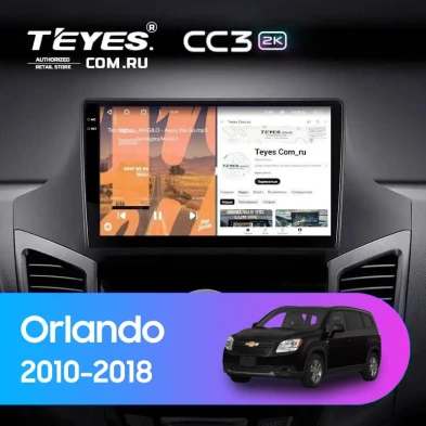 Штатная магнитола Teyes CC3 2K 6/128 Chevrolet Orlando (2010-2018)