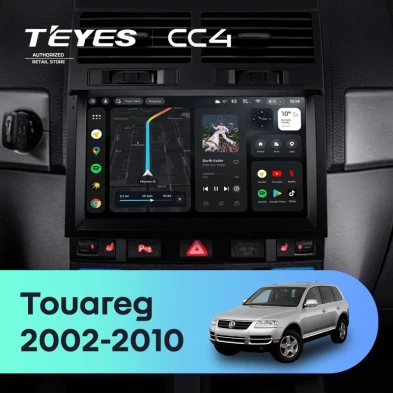 Штатная магнитола Teyes CC4 6/64 Volkswagen Touareg GP (2002-2010) F2
