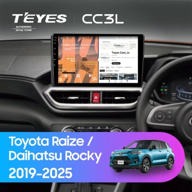 Штатная магнитола Teyes CC3L 4/64 Daihatsu Rocky (2019-2026) F2 Правый руль