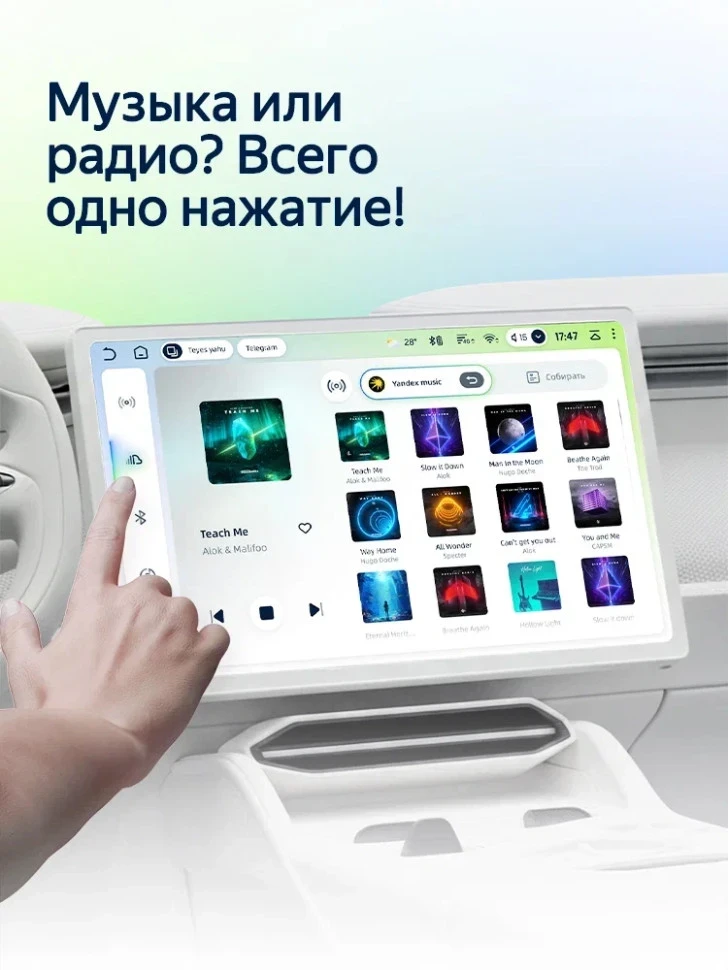 Штатная магнитола Teyes CC4L 6/64 Geely GC6 (2016-2019)