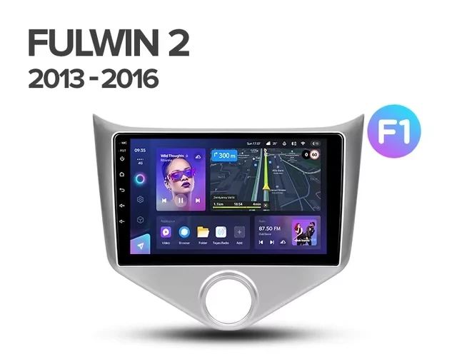 Штатная магнитола Teyes CC3L 4/64 Chery Very A13 (2013-2016) F1