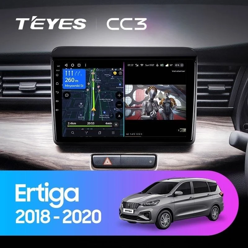 Штатная магнитола Teyes CC3 4/32 Suzuki Ertiga (2018-2020)