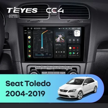 Штатная магнитола Teyes CC4 6/64 Seat Toledo (2004-2019)