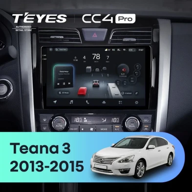 Штатная магнитола Teyes CC4 Pro 8/128 Nissan Teana J33 (2013-2015) Тип-C