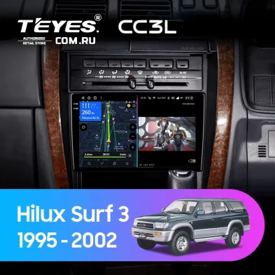 Штатная магнитола Teyes CC3L 4/32 Toyota Hilux Surf 3 N180 (1995-2002 ) Правый руль