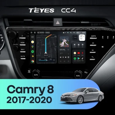 Штатная магнитола Teyes CC4 8/128 Toyota Camry 8 XV 70 (2017-2020) F2