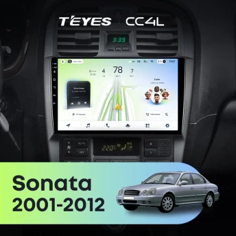 Штатная магнитола Teyes CC4L 6/64 Hyundai Sonata EF рестайлинг (2001-2012)