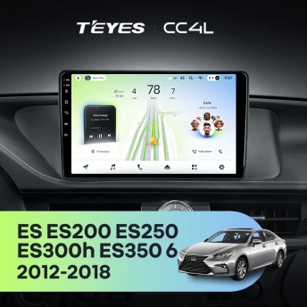 Штатная магнитола Teyes CC4L 6/64 Lexus ES ES200 ES250 ES300h ES350 XV60 VI (2012-2018) Тип-B
