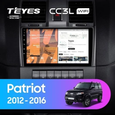 Штатная магнитола Teyes CC3L WiFi 2/32 UAZ Patriot (2012-2016)