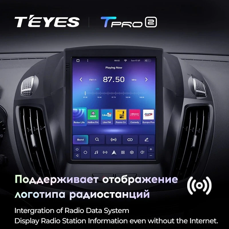 Штатная магнитола Tesla style Teyes TPRO 2 3/32 Ford Kuga 2 (2012-2019)