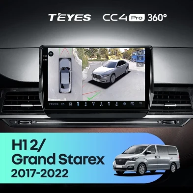 Штатная магнитола Teyes CC4 Pro 360 12/256 Hyundai H1 2 Grand Starex TQ (2017-2022)