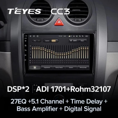 Штатная магнитола Teyes CC3 4/32 Great Wall Hover H3 H5 (2011-2016)