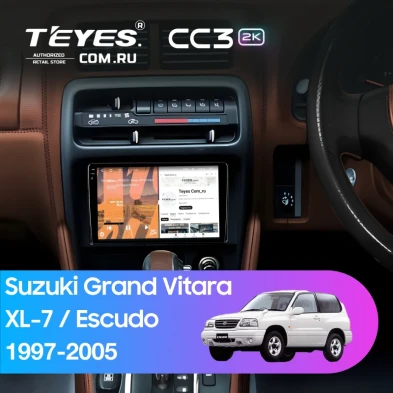 Штатная магнитола Teyes CC3 2K 360 6/128 Suzuki Grand Vitara XL-7 (1997-2005)