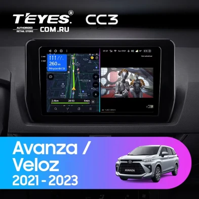 Штатная магнитола Teyes CC3 4/32 Toyota Avanza Veloz (2021-2023)