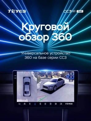 Штатная магнитола Teyes CC3 2K 360 6/128 Toyota Ipsum 2 ACM20 (2001-2009)