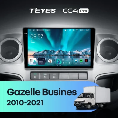 Штатная магнитола Teyes CC4 Pro 12/256 для GAZ Gazelle Busines (2010-2021) F2