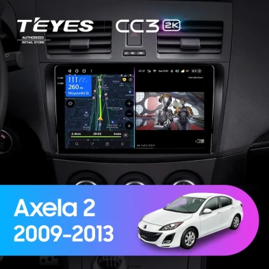 Штатная магнитола Teyes CC3 2K 4/64 Mazda Axela 2 (2009-2013)