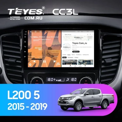 Штатная магнитола Teyes CC3L 4/32 Mitsubishi L200 5 (2015-2019) кондиционер F1