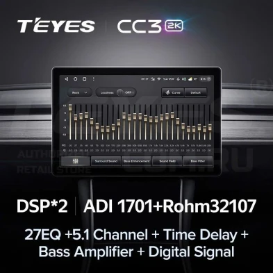 Штатная магнитола Teyes CC3 2K 6/128 Citroen C4 (2013-2016) B7 (11")