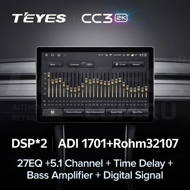 Штатная магнитола Teyes CC3 2K 4/64 Peugeot Partner (2008-2019) (13")