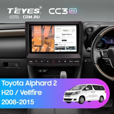 Штатная магнитола Teyes CC3 2K 4/32 Toyota Vellfire (2008-2015) F3