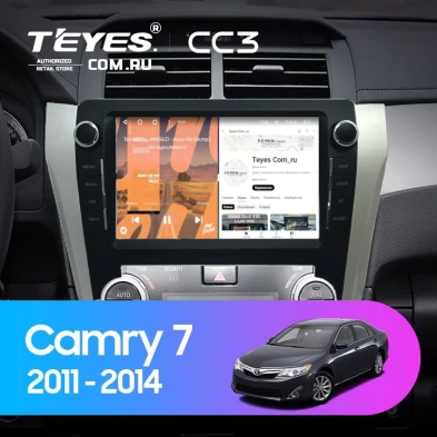 Штатная магнитола Teyes CC3 4/32 Toyota Camry 7 XV 50 55 (2011-2014) F3 с кнопками