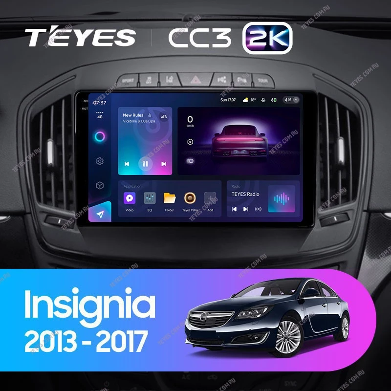 Штатная магнитола Teyes CC3 2K 4/32 Opel Insignia (2013-2017) Тип-A