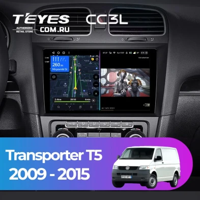 Штатная магнитола Teyes CC3L 4/32 Volkswagen Transporter (T5) (2009-2015)