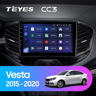 Штатная магнитола Teyes CC3 6/128 Lada Vesta Cross Sport (2015-2022) F1