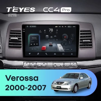 Штатная магнитола Teyes CC4 Pro 8/128 Toyota Verossa (2000-2007) F2