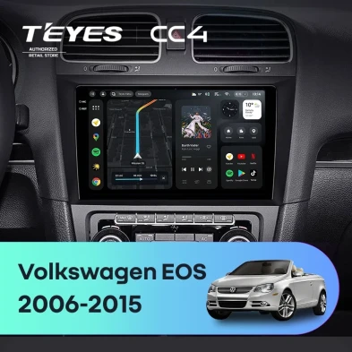 Штатная магнитола Teyes CC4 8/128 Volkswagen EOS (2006-2015)