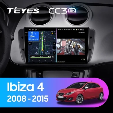 Штатная магнитола Teyes CC3 2K 4/64 Seat Ibiza 6J (2008-2015)