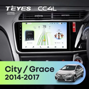 Штатная магнитола Teyes CC4L 6/64 Honda Grace (2014-2017) Тип-B Правый руль