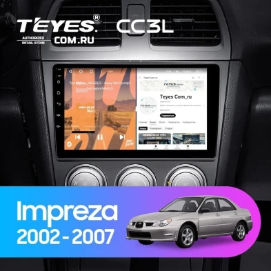 Штатная магнитола Teyes CC3L 4/64 Subaru Impreza GD GG (2002-2007)