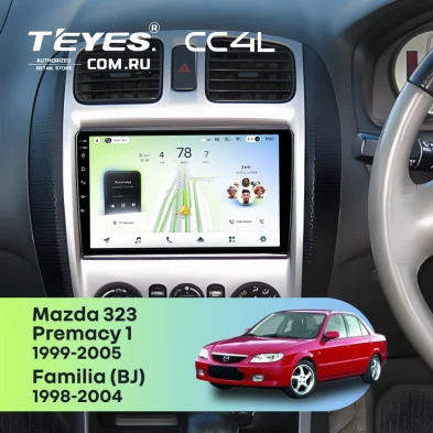 Штатная магнитола Teyes CC4L 6/64 Mazda Premacy 1 (1999-2005) F2