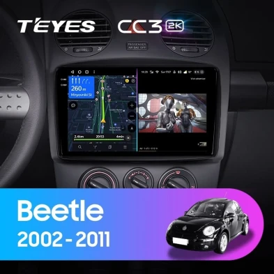 Штатная магнитола Teyes CC3 2K 4/64 Volkswagen Beetle A4 (2002-2011)