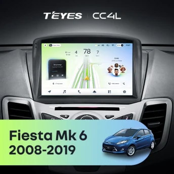 Штатная магнитола Teyes CC4L 6/64 Ford Fiesta Mk 6 (2008-2019) F2 Тип-A