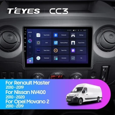 Штатная магнитола Teyes CC3 4/32 Renault Master (2010-2019) F1