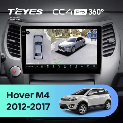 Штатная магнитола Teyes CC4 Pro 360 8/128 Great Wall Hover M4 (2012-2017)