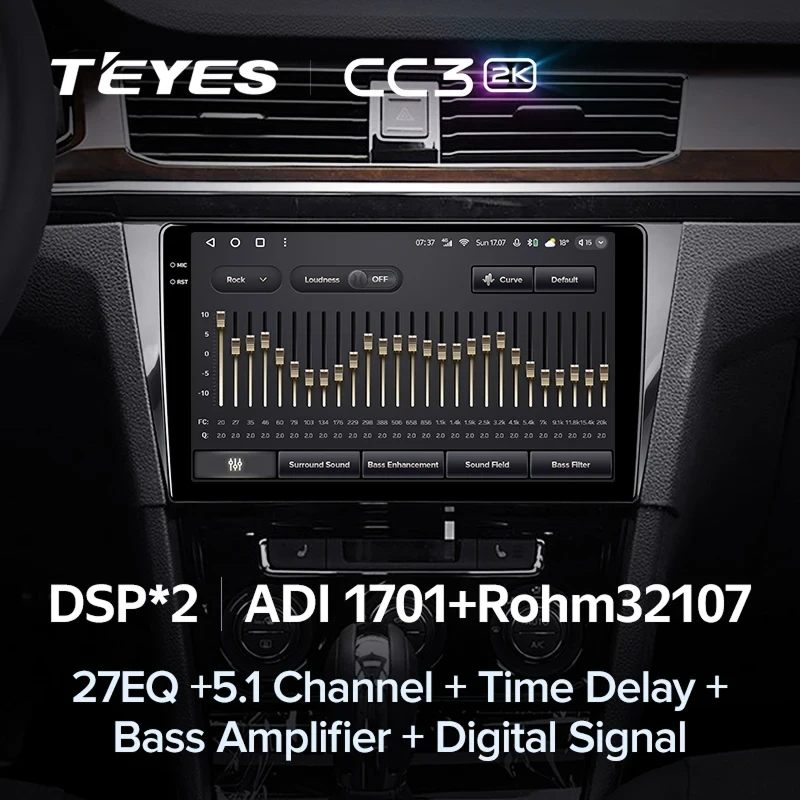 Штатная магнитола Teyes CC3 2K 4/32 Volkswagen Bora 4 (2016-2022)