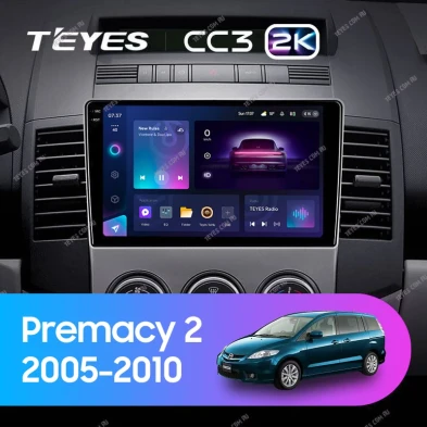 Штатная магнитола Teyes CC3 2K 4/32 Mazda Premacy 2 (2005-2010)