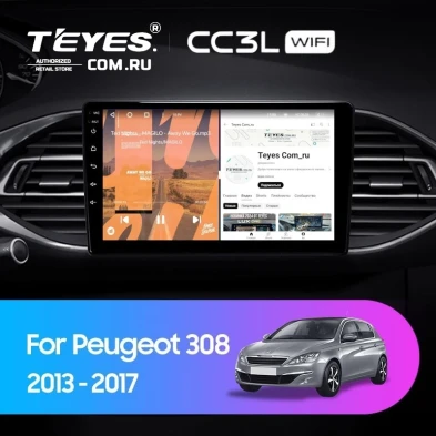 Штатная магнитола Teyes CC3L WiFi 2/32 Peugeot 308 T9 308S (2013-2017)