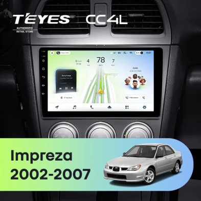 Штатная магнитола Teyes CC4L 6/64 Subaru Impreza GD GG (2002-2007)